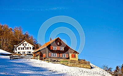 Swiss house Stock Photo