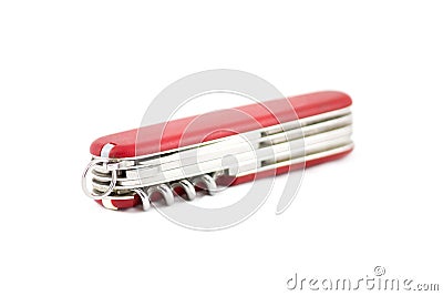 Swiss knife Stock Photo