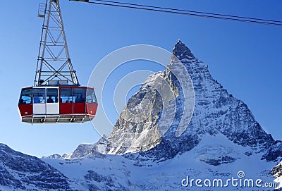 Swiss Matterhorn Stock Photo