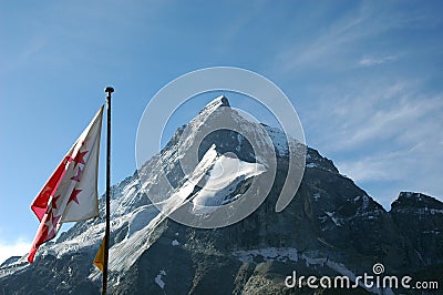 Swiss Mountain Stock Photo