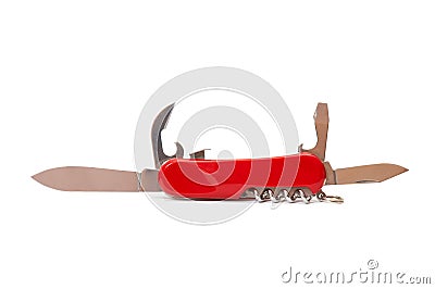 Swiss penknife Stock Photo