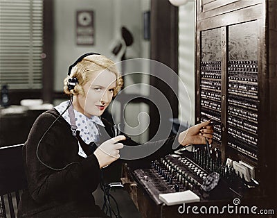 SWITCHBOARD Stock Photo