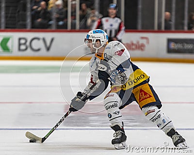 Switzerland: Lausanne Hc vs EV Zug Editorial Stock Photo