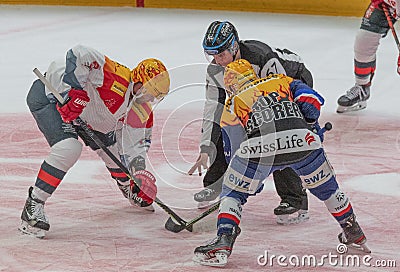 Switzerland: Lausanne Hc vs ZCS Lions Editorial Stock Photo