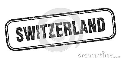 Switzerland stamp. Switzerland grunge isolated sign. Vector Illustration