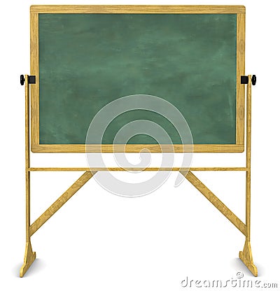 Swiveling Chalkboard Stock Photo