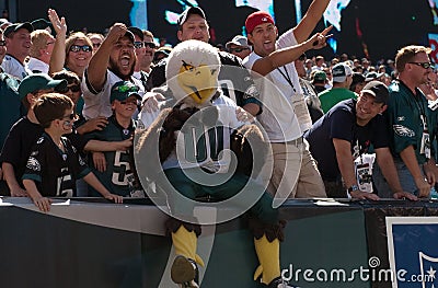 Swoop, Eagles Fans Editorial Stock Photo