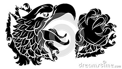 swooping eagle 2021 hs A13 Vector Illustration