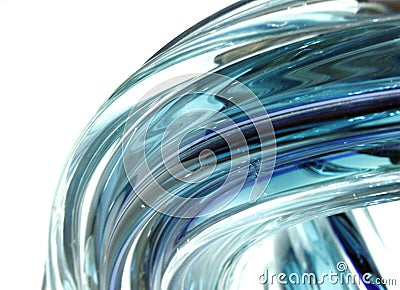 Swooshing glass Stock Photo