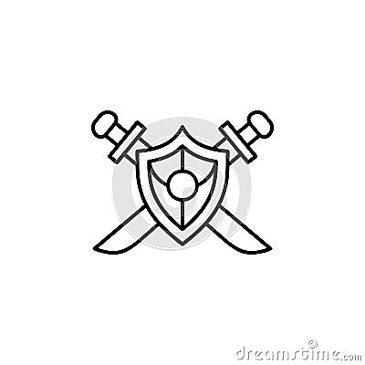 Sword, fairy tale icon. Element of fairy Tale icon Stock Photo