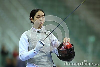 Sword FIE Fencing Grand Prix 2020 - Inalpi Trophy - Day 3 Editorial Stock Photo