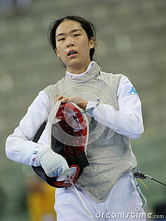 Sword FIE Fencing Grand Prix 2020 - Inalpi Trophy - Day 3 Editorial Stock Photo