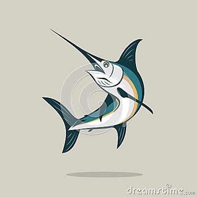 Sword fish Vector Illustration