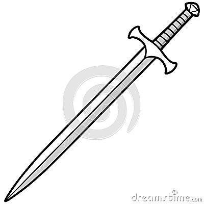 Sword Illustration Vector Illustration