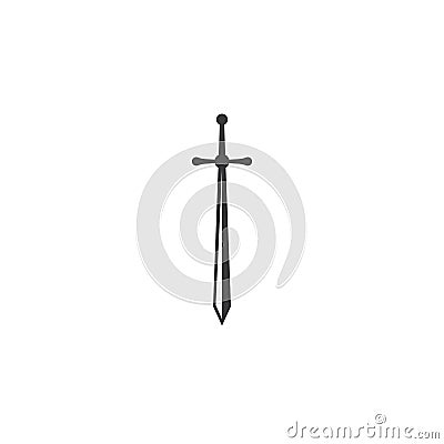 Sword logo Cartoon Illustration