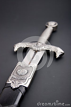 Sword in scabbard Stock Photo