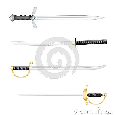 The swords Vector Illustration