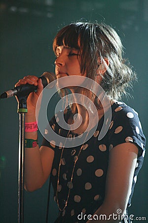 Chvrches in concert at SXSX Editorial Stock Photo