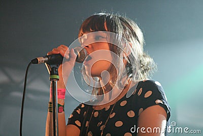 Chvrches in concert at SXSX Editorial Stock Photo