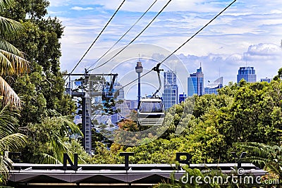 Sy CBD Taronga Zoo Entry Stock Photo