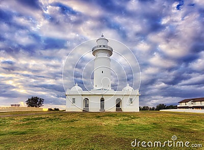 Sy Macquarie Lighthouse front Stock Photo