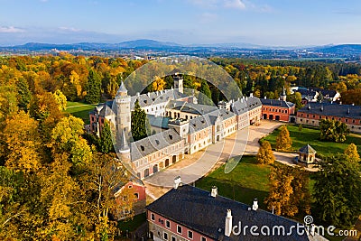 Sychrov Castle complex, Czech Republic Stock Photo