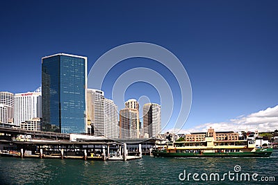 Sydney Australia city skyline tower blocks. Editorial Stock Photo