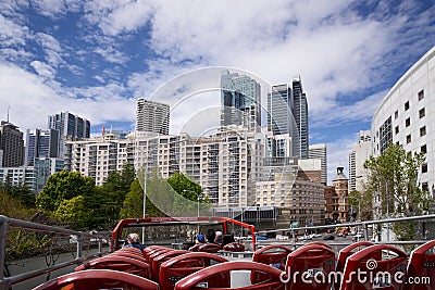 Sydney Australia city skyline tower blocks. Editorial Stock Photo