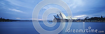 Sydney Harbor and Opera House Editorial Stock Photo