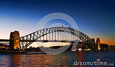 Sydney Harbour Bridge Editorial Stock Photo