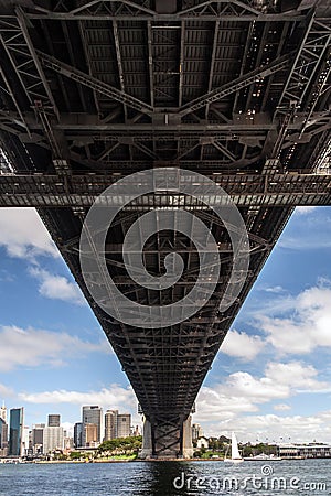 Sydney Harbour Bridge Details Stock Photo