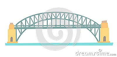 Sydney Harbour bridge vector illustration Vector Illustration