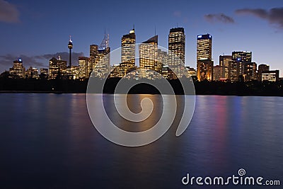 Sydney Office Buildings Stock Photo