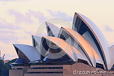 Sydney Opera House detail Editorial Stock Photo