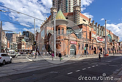 Sydney`s Paddy`s Markets.It`s a commercial enterprise in Sydney, Australia:13/04/2018 Editorial Stock Photo