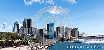 Sydney Skyline Circular Quay Editorial Stock Photo