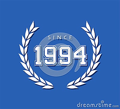 Since 1994 symbol Vector Illustration