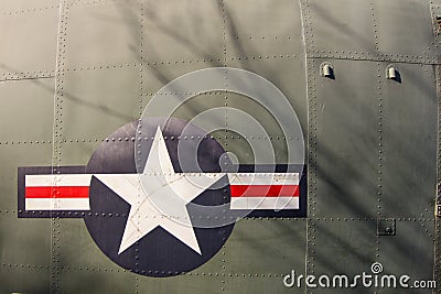 World War II Allied Forces Plane Editorial Stock Photo