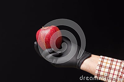 The apple, sweet and healthy, full of vitamins Stock Photo