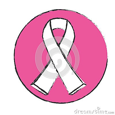symbol breast cancer ribon image Stock Photo