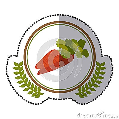 symbol carrot signal icon Cartoon Illustration