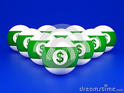 Symbol dollar Stock Photo