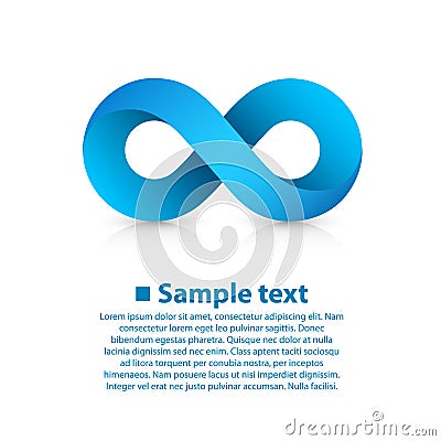 Symbol of infinity Vector Illustration