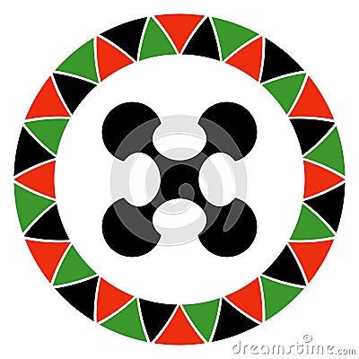 Kwanzaa Principle of Collective Work and Responsibility Vector Illustration