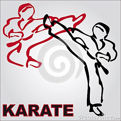 Symbol Martial arts Stock Photo