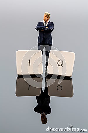 Symbol photo intelligence quotient Stock Photo