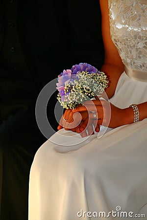 Symbol photo, wedding, close-up, greeting card with space for your own text Stock Photo