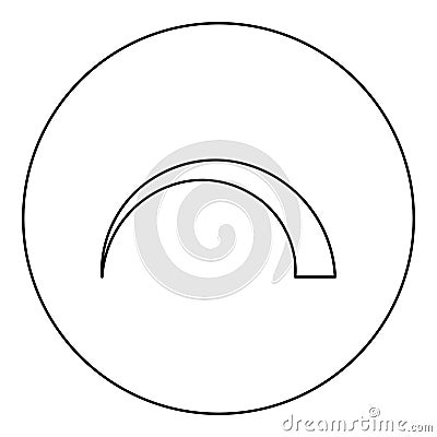 Symbol regulation handle variation value regulating sign regulate level concept tuning icon in circle round black color vector Vector Illustration
