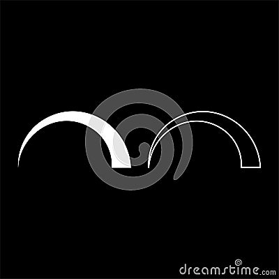 Symbol regulation handle variation value regulating sign regulate level concept tuning set icon white color vector illustration Vector Illustration