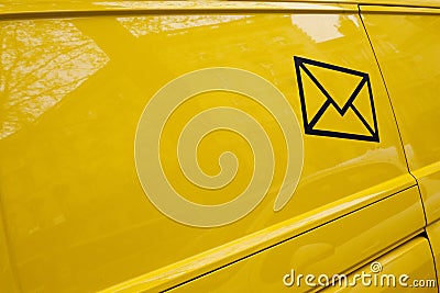 Symbol on a truck Stock Photo
